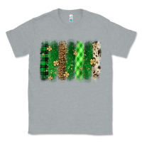 Heather Grey St. Patrick's Day brushstroke Classic Tee - OliviaCreatesArt
