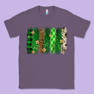 St. Patrick's Day Brushstroke Classic Tee Designed By Oliviacreatesart