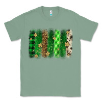 Sage St. Patrick's Day brushstroke Classic Tee - OliviaCreatesArt