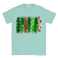 Seafoam St. Patrick's Day brushstroke Classic Tee - OliviaCreatesArt