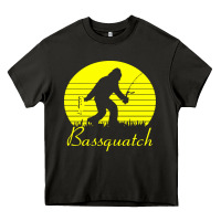 Asphalt bassquatch bigfoot Heavy Core Tee - linhVisuals