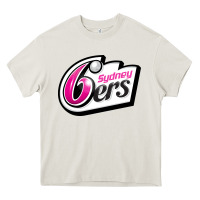 Cream sydney sixers Heavy Core Tee - linhVisuals