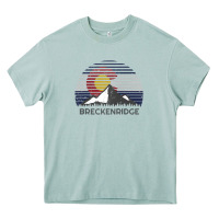 Arona breckenridge colorado x co flag mountain peak raglan baseball tee Heavy Core Tee - linhVisuals