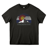 Asphalt breckenridge colorado x co flag mountain peak raglan baseball tee Heavy Core Tee - linhVisuals