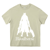 Mossy bloodborne zipped Heavy Core Tee - linhVisuals