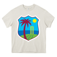 Cream west indies cricket Heavy Core Tee - linhVisuals