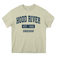 Mossy hood river oregon or vintage sports established navy design t shirt Heavy Core Tee - linhVisuals