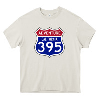 Cream california usa highway 395 hiking fishing climbing adventure premium Heavy Core Tee - linhVisuals