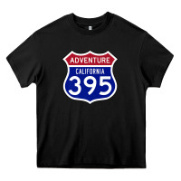 Black california usa highway 395 hiking fishing climbing adventure premium Heavy Core Tee - linhVisuals