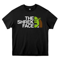 Black the shrek face Heavy Core Tee - linhVisuals