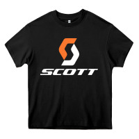 Black scott company bike Heavy Core Tee - linhVisuals