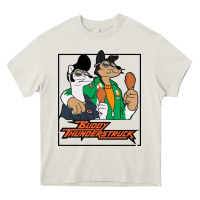 Cream buddy thunderstruck friend Heavy Core Tee - linhVisuals