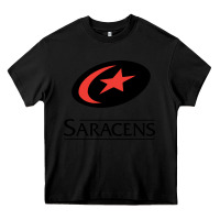 Black saracens Heavy Core Tee - linhVisuals