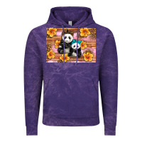 Cloud Purple Mama Panda And Baby Panda Vintage Hoodie - Artiststas