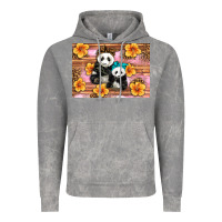 Cloud Rock Mama Panda And Baby Panda Vintage Hoodie - Artiststas