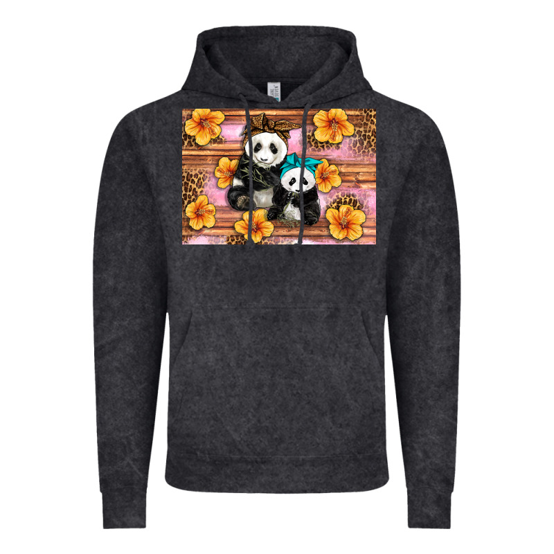 Mama Panda And Baby Panda Vintage Hoodie by Artiststas | Teevron