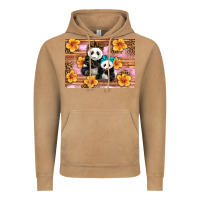 Vintage Camel Mama Panda And Baby Panda Vintage Hoodie - Artiststas