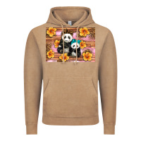 Vintage Coffee Mama Panda And Baby Panda Vintage Hoodie - Artiststas