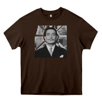Chocolate Brown swans reflecting elephants 1937 by salvador dali 83665573 Heavy Core Tee - linhVisuals