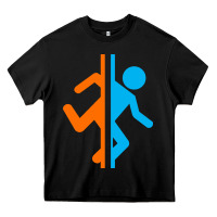 Black portal   portal Heavy Core Tee - linhVisuals