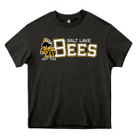 Asphalt salt lake city bees Heavy Core Tee - linhVisuals