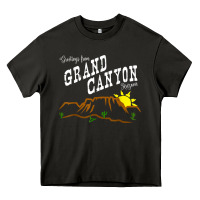 Asphalt arizona grand canyon greetings souvenir tee shirt Heavy Core Tee - linhVisuals
