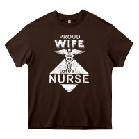 My Husband Is A Nurse Im A Proud Wife Of A Nurse Heavy Core Tee | Teevron