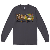Smoke peace love chicken Long Sleeve Tee - LillyAllenDesigns