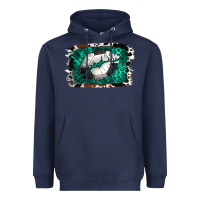 Navy Soccer Lips Heavyweight Hoodie - Jasminsmagicworld
