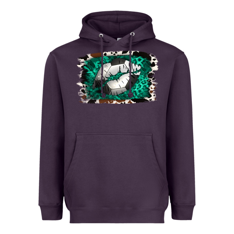 Soccer Lips Heavyweight Hoodie by Jasminsmagicworld | Teevron