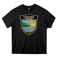 Black codorus state park pennsylvania badge vintage Heavy Core Tee - linhVisuals