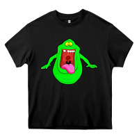 Black slimer ghost anime Heavy Core Tee - linhVisuals
