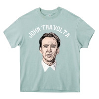 Arona sports nicolas cage as john travolta Heavy Core Tee - linhVisuals