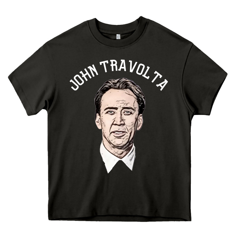 Sports Nicolas Cage As John Travolta Heavy Core Tee by linhVisuals | Teevron