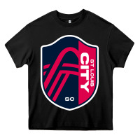Black st louis city Heavy Core Tee - linhVisuals