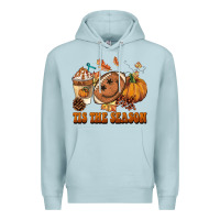 Blue Mist tis the season football Premium Hoodie - BarkalooDesign