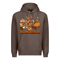 Coffee tis the season football Premium Hoodie - BarkalooDesign