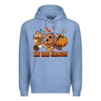 Colony Blue tis the season football Premium Hoodie - BarkalooDesign