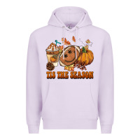 Lilac tis the season football Premium Hoodie - BarkalooDesign