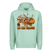 Seafoam tis the season football Premium Hoodie - BarkalooDesign