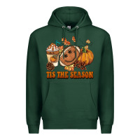 Sports Green tis the season football Premium Hoodie - BarkalooDesign