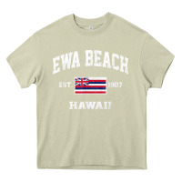 Mossy ewa beach hawaii hi vintage state athletic style t shirt Heavy Core Tee - linhVisuals