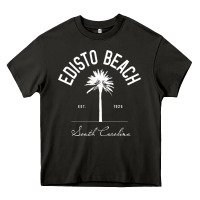 Asphalt edisto beach sc palm tree edisto beach gift pullover hoodie Heavy Core Tee - linhVisuals