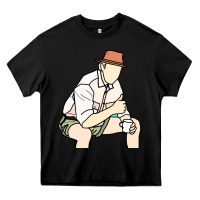 Black russell coight Heavy Core Tee - linhVisuals