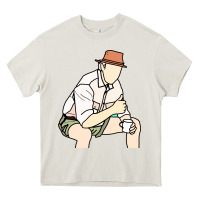 Cream russell coight Heavy Core Tee - linhVisuals