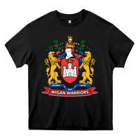 Black wigan warriors Heavy Core Tee - linhVisuals