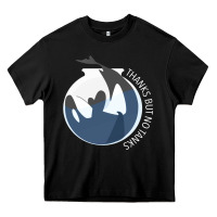 Black thanks but no tanks Heavy Core Tee - linhVisuals