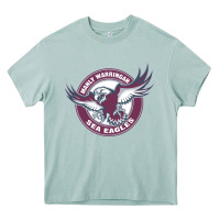 Arona manly warringah sea eagles Heavy Core Tee - linhVisuals