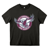 Asphalt manly warringah sea eagles Heavy Core Tee - linhVisuals