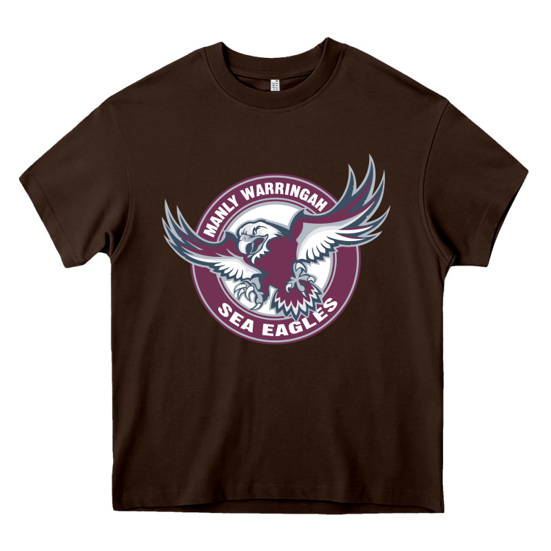 Manly Warringah Sea Eagles Heavy Core Tee by linhVisuals | Teevron
